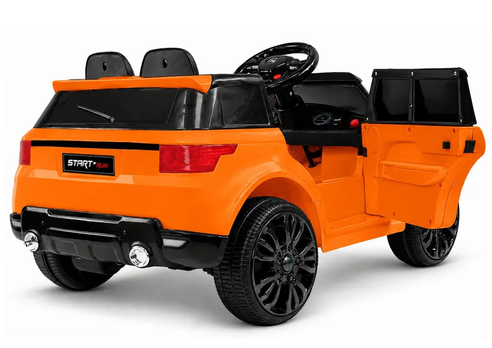 Vaikiškas elektromobilis Range Rover Sport, 12 V, oranžinis