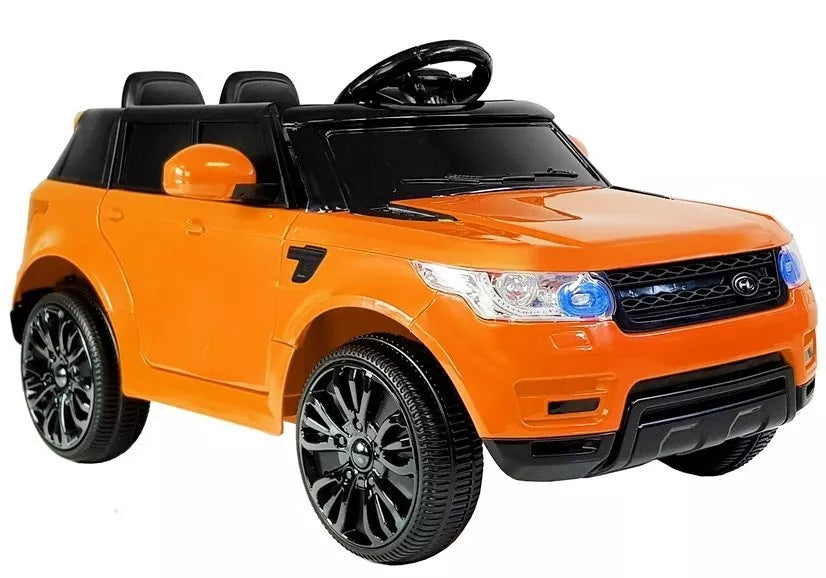 Vaikiškas elektromobilis Range Rover Sport, 12 V, oranžinis