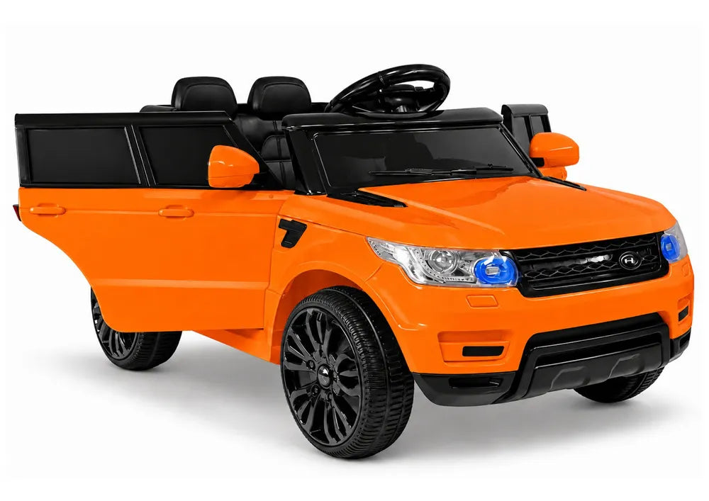 Vaikiškas elektromobilis Range Rover Sport, 12 V, oranžinis