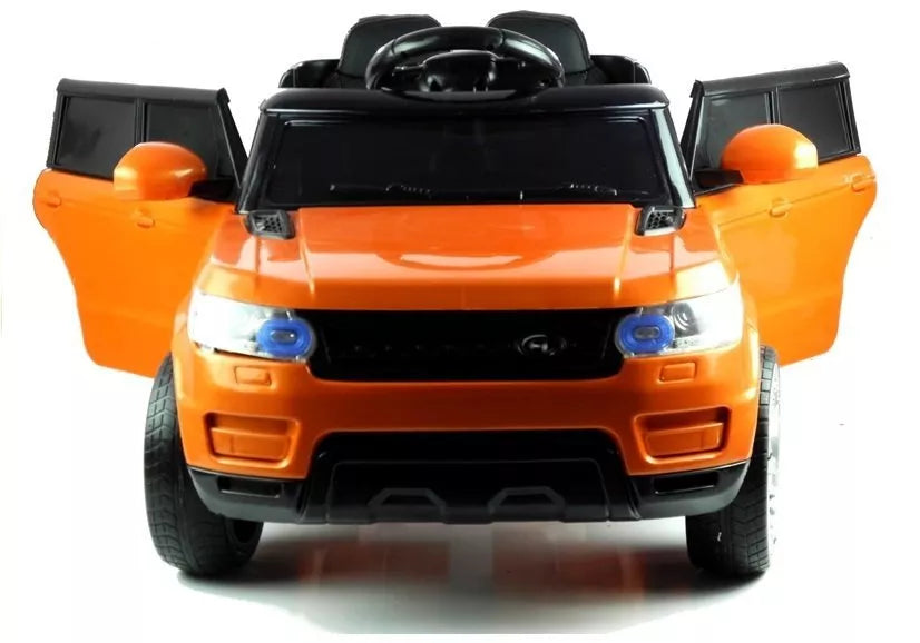 Vaikiškas elektromobilis Range Rover Sport, 12 V, oranžinis