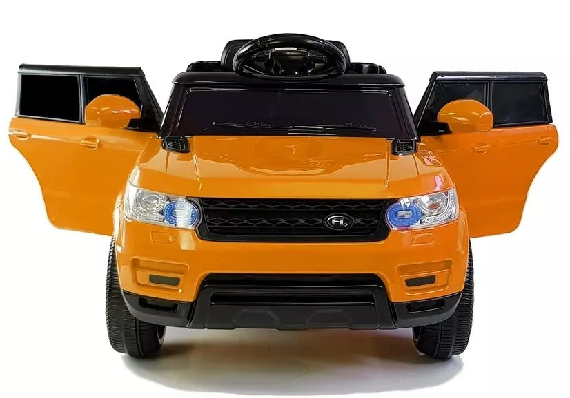Vaikiškas elektromobilis Range Rover Sport, 12 V, oranžinis