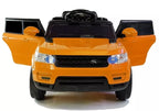 Vaikiškas elektromobilis Range Rover Sport, 12 V, oranžinis