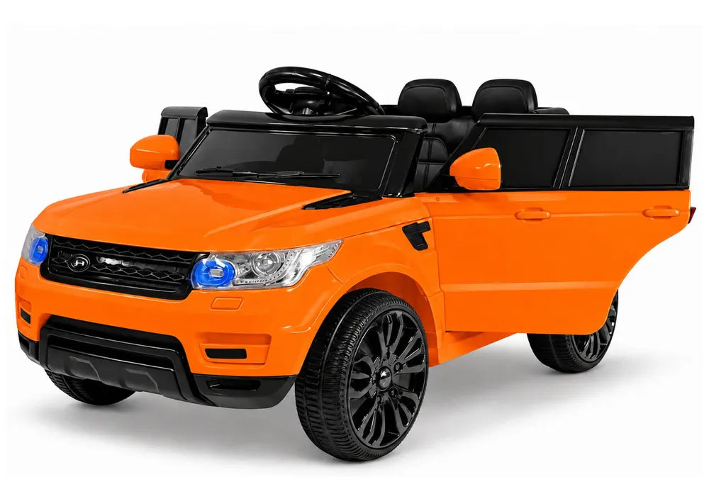 Vaikiškas elektromobilis Range Rover Sport, 12 V, oranžinis
