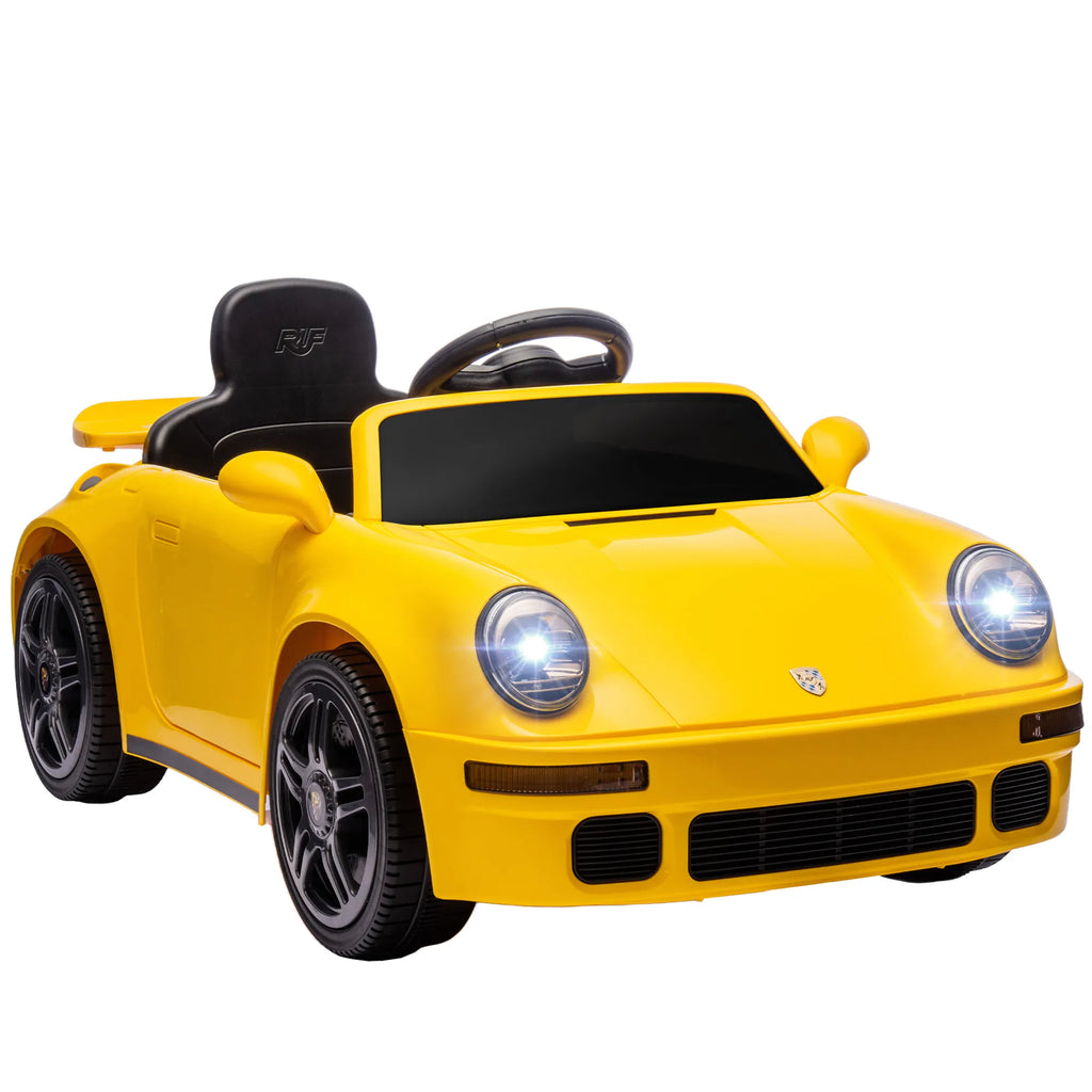Vaikiškas elektromobilis RUF CTR 2017 3-6 metų vaikams, iki 25 kg, geltonas