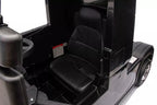 Vaikiškas elektromobilis Scania 500R, 24 V, 4x45 W, su minkšta eko-odos sėdyne, juodas