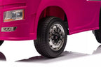 Vaikiškas elektromobilis Scania 500R, 24 V, su nuotolinio valdymo pultu, rožinis