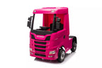 Vaikiškas elektromobilis Scania 500R, 24 V, su nuotolinio valdymo pultu, rožinis