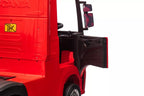 Vaikiškas elektromobilis Scania 500R, 24V, su nuotolinio valdymo pultu, raudonas