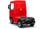 Vaikiškas elektromobilis Scania 500R, 24V, su nuotolinio valdymo pultu, raudonas