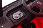 Vaikiškas elektromobilis Scania 500R, 24V, su nuotolinio valdymo pultu, raudonas