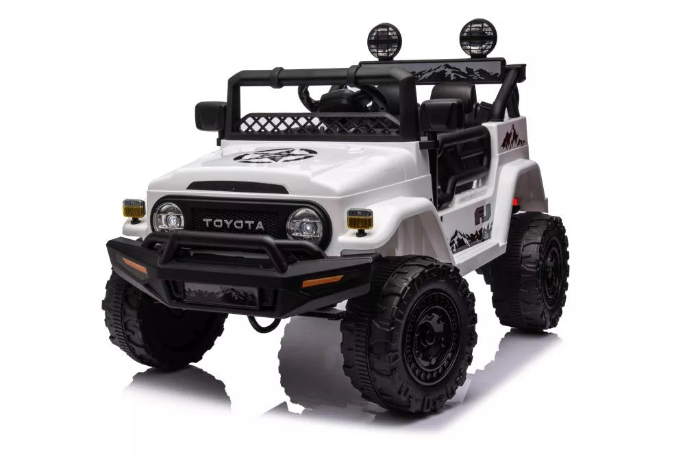 Vaikiškas elektromobilis Toyota, 12 V, baltas