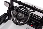 Vaikiškas elektromobilis Toyota, 12 V, baltas