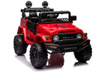 Vaikiškas elektromobilis Toyota FJ, 12V, 4x45W, su nuotolinio valdymo pultu, raudonas