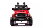 Vaikiškas elektromobilis Toyota FJ, 12V, 4x45W, su nuotolinio valdymo pultu, raudonas