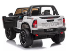 Vaikiškas elektromobilis Toyota Hilux, 12 V, 4 × 45 W, baltas