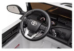 Vaikiškas elektromobilis Toyota Hilux, 12 V, 4 × 45 W, baltas