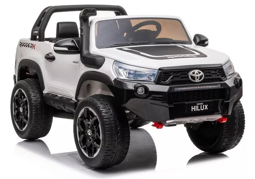 Vaikiškas elektromobilis Toyota Hilux, 12 V, 4 × 45 W, baltas