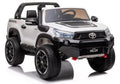 Vaikiškas elektromobilis Toyota Hilux, 12 V, 4 × 45 W, baltas