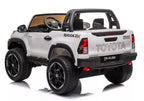 Vaikiškas elektromobilis Toyota Hilux, 12 V, 4 × 45 W, baltas