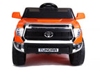 Vaikiškas elektromobilis Toyota Tundra, 12 V, su atidaromomis durelėmis, oranžinis