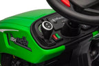 Vaikiškas elektromobilis traktorius, 24 V, 2x95 W, baltas