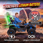 Vaikiškas elektromobilis UTV, 24 V, 2 × 120 W, 2 vietų