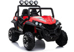 Vaikiškas elektromobilis UTV, 24 V, 4x45W, su 2 sėdynėmis, raudonas