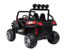 Vaikiškas elektromobilis UTV, 24 V, 4x45W, su 2 sėdynėmis, raudonas