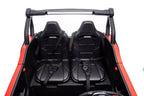 Vaikiškas elektromobilis UTV, 24 V, raudonas