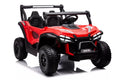 Vaikiškas elektromobilis UTV, 24 V, raudonas