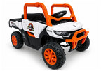 Vaikiškas elektromobilis UTV, 24V, su nuotolinio valdymo pultu, oranžinis