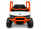 Vaikiškas elektromobilis UTV, 24V, su nuotolinio valdymo pultu, oranžinis