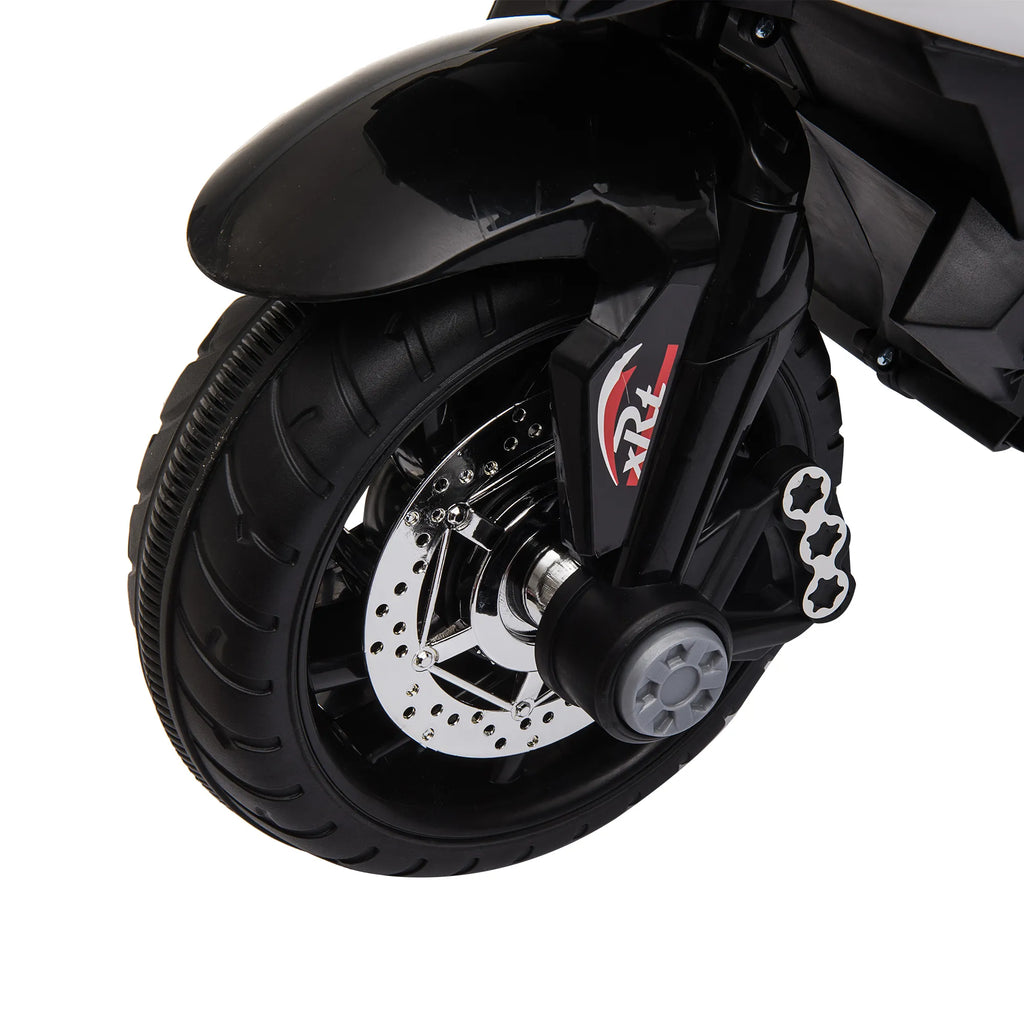 Vaikiškas elektros motociklas 3–5 metų vaikams, juodas