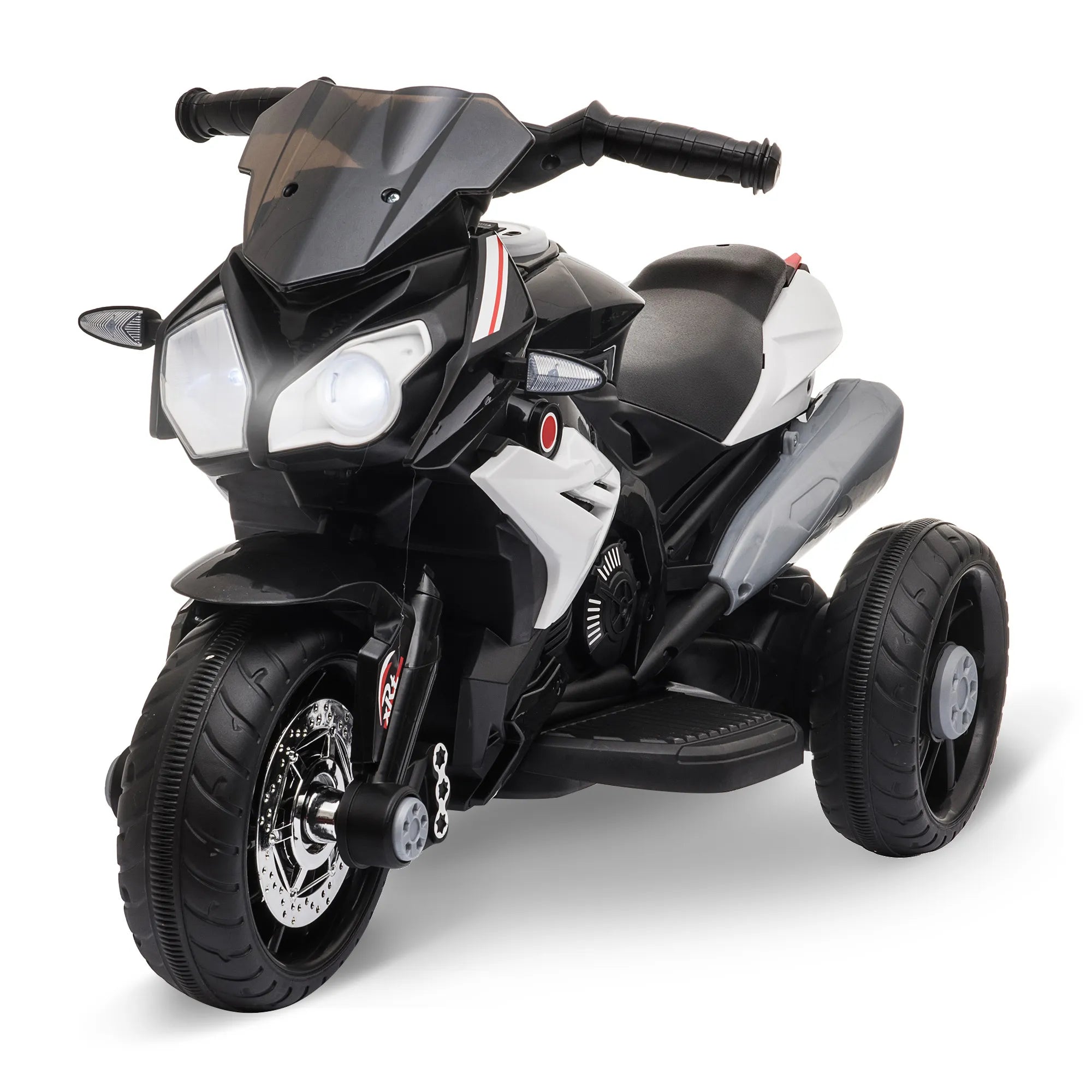 Vaikiškas elektros motociklas 3–5 metų vaikams, juodas
