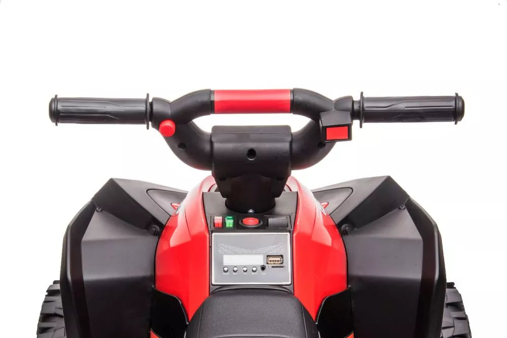 Vaikiškas keturratis, 12V, 2x45W, raudonas