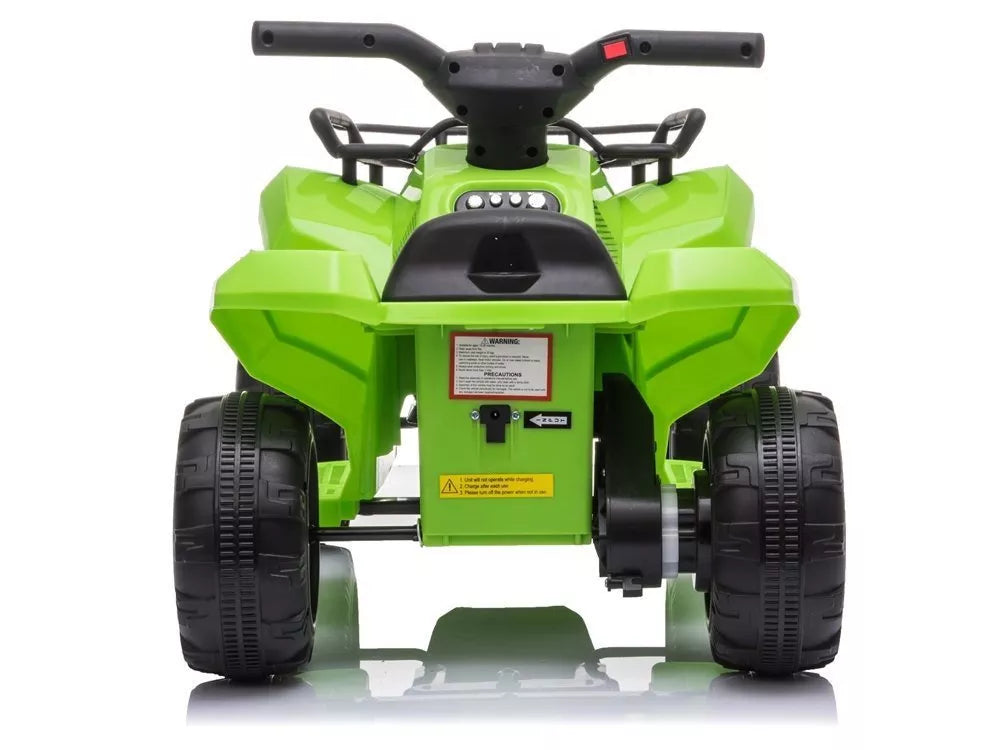 Vaikiškas keturratis, 6V, 45W, iki 20 kg, baltas