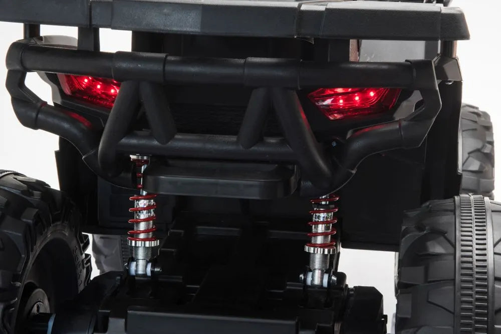 Vaikiškas keturratis akumuliatorinis Quad, 12V, raudonas