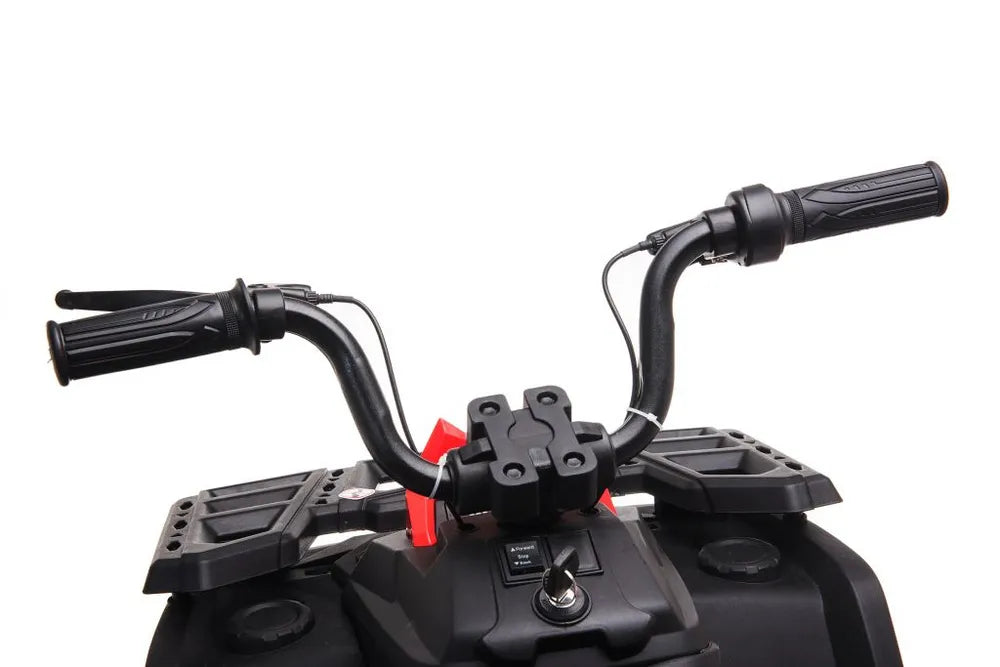 Vaikiškas keturratis akumuliatorinis Quad, 12V, raudonas