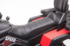 Vaikiškas keturratis akumuliatorinis Quad, 12V, raudonas