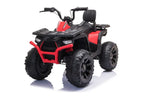 Vaikiškas keturratis akumuliatorinis Quad, 12V, raudonas