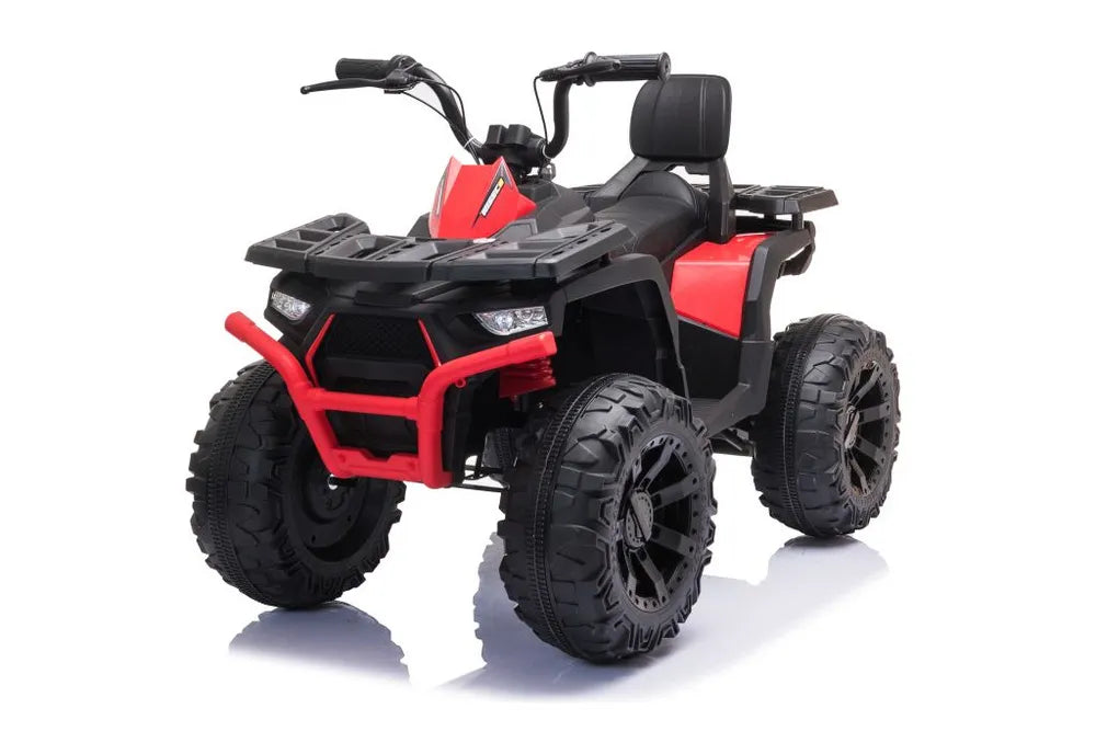 Vaikiškas keturratis akumuliatorinis Quad, 12V, raudonas