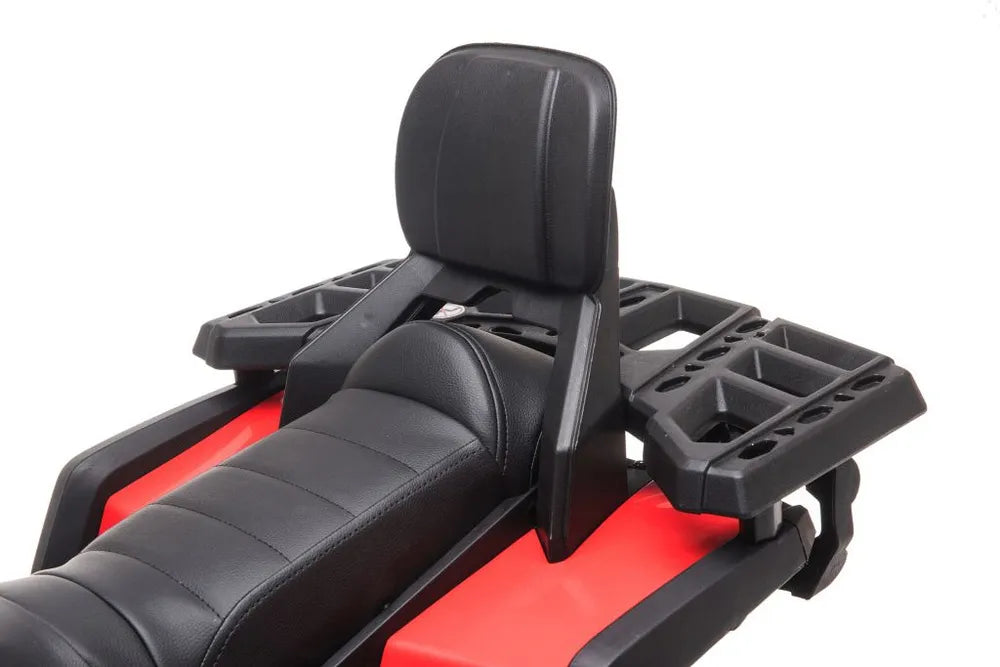 Vaikiškas keturratis akumuliatorinis Quad, 12V, raudonas