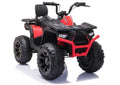 Vaikiškas keturratis akumuliatorinis Quad, 12V, raudonas