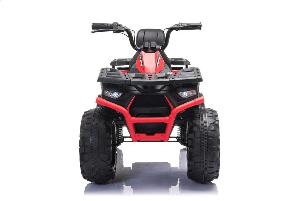 Vaikiškas keturratis akumuliatorinis Quad, 12V, raudonas