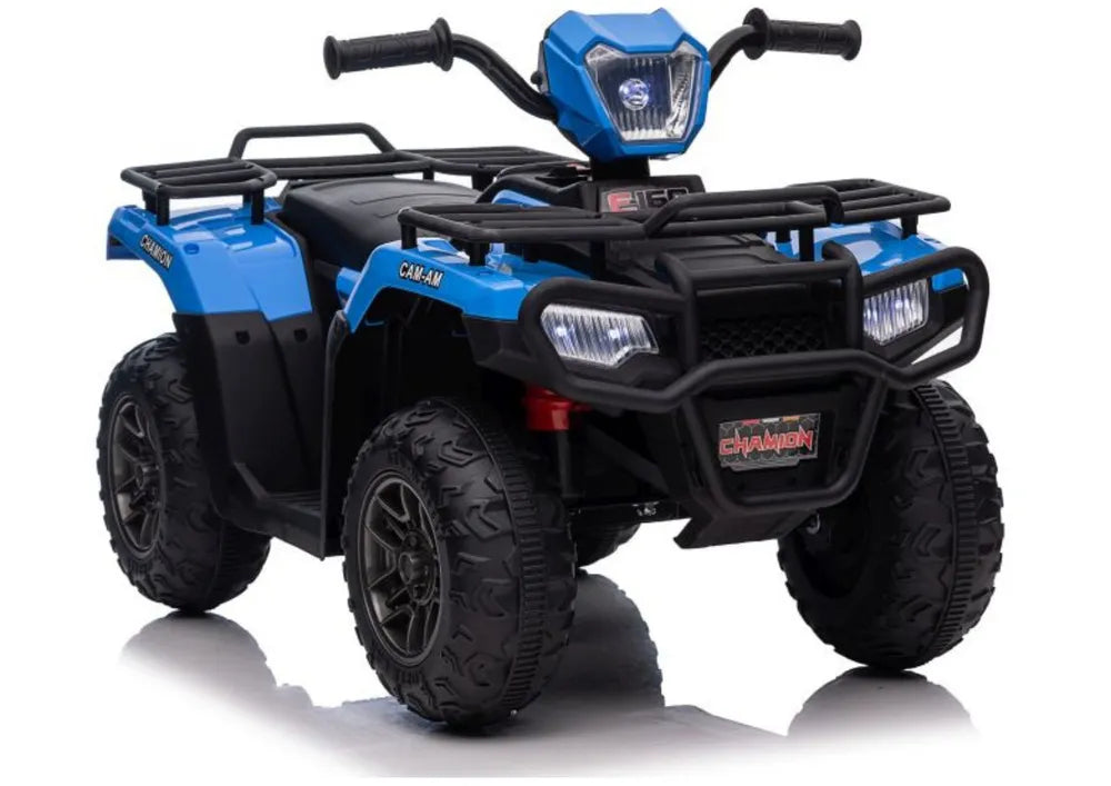 Vaikiškas keturratis Can-Am, 12V, 2x45W, mėlynas