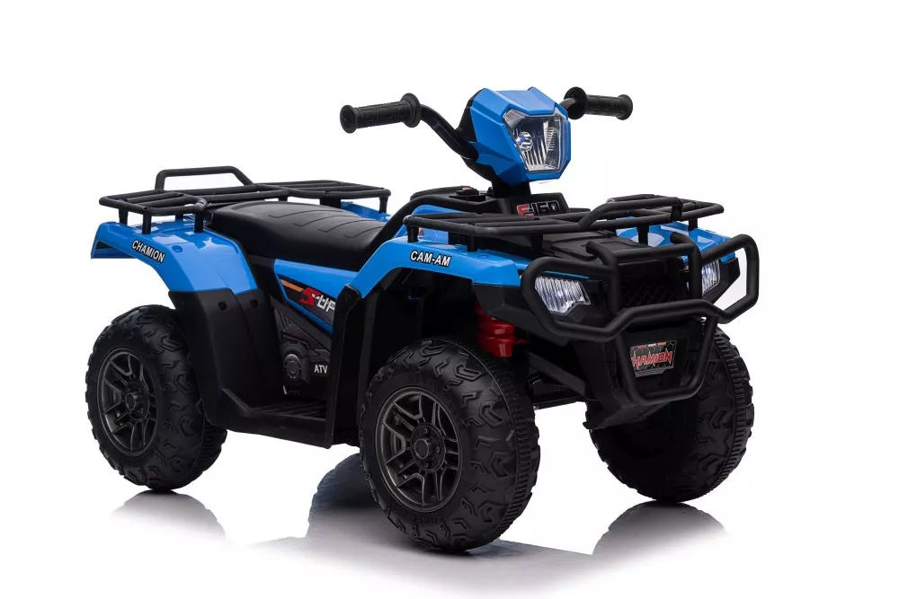 Vaikiškas keturratis Can-Am, 12V, 2x45W, mėlynas