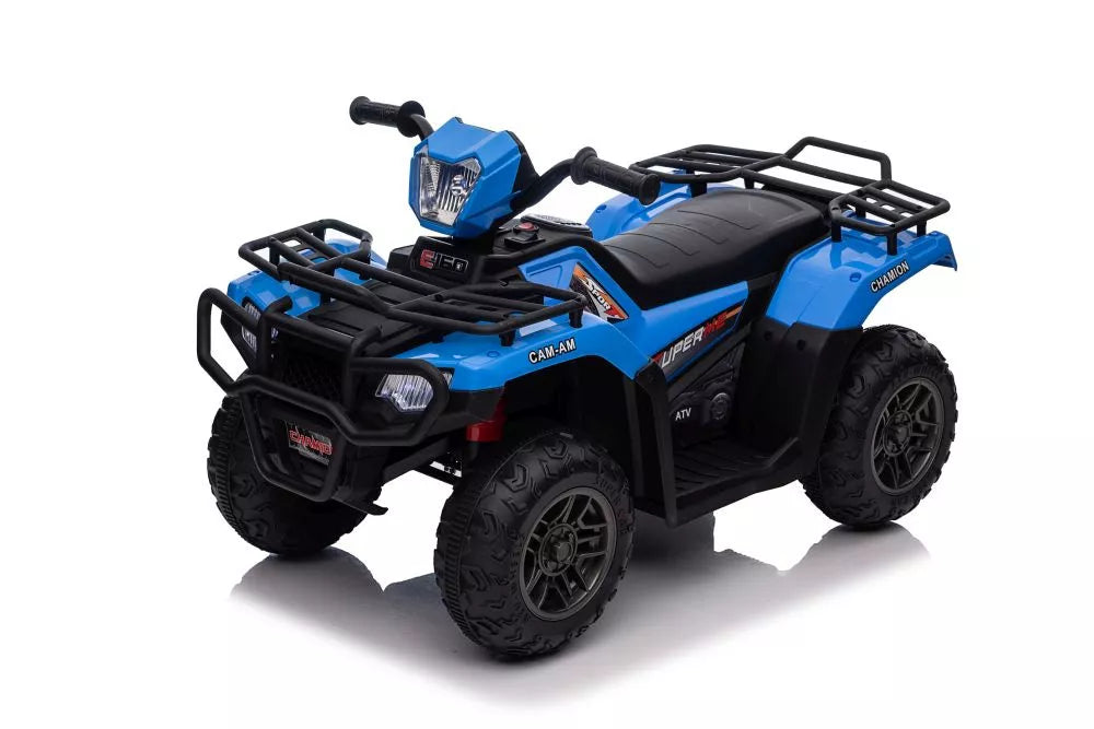 Vaikiškas keturratis Can-Am, 12V, 2x45W, mėlynas