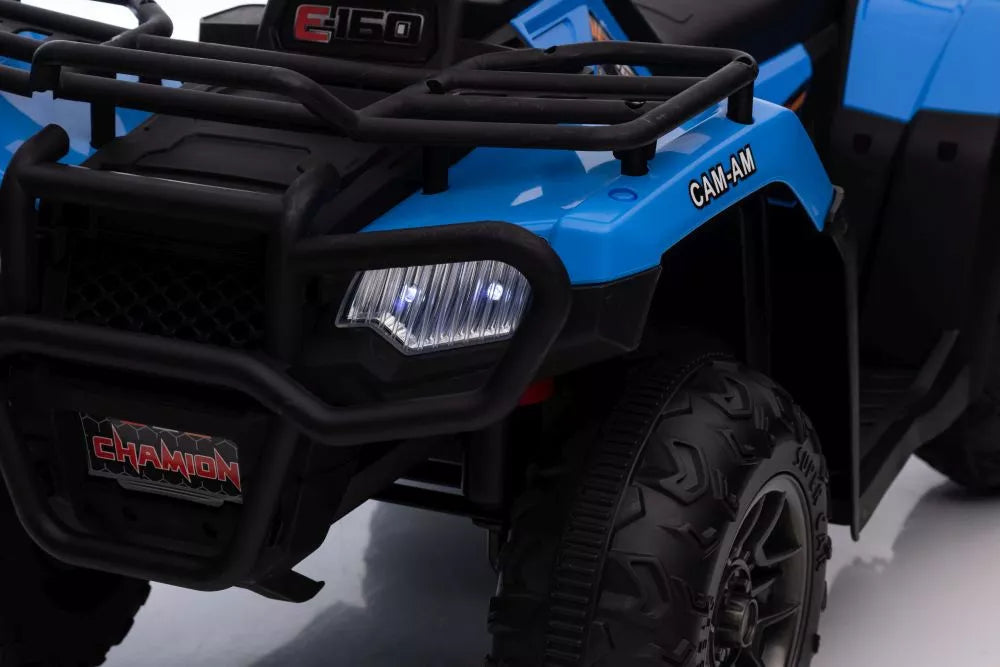 Vaikiškas keturratis Can-Am, 12V, 2x45W, mėlynas