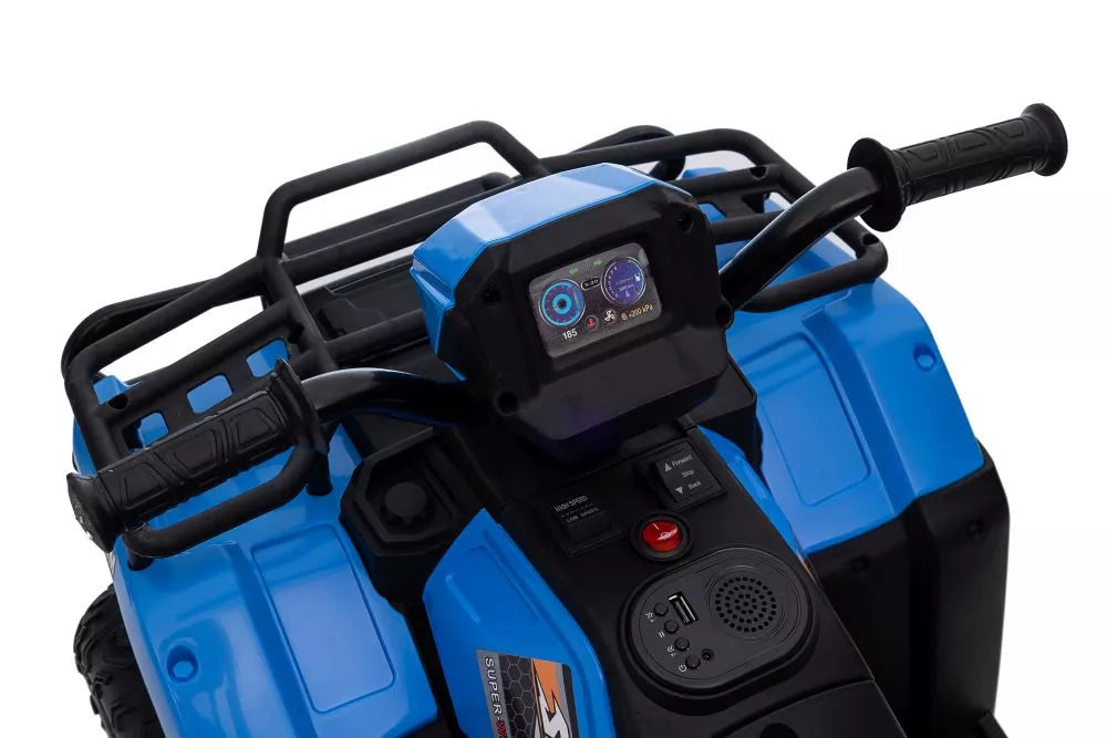 Vaikiškas keturratis Can-Am, 12V, 2x45W, mėlynas