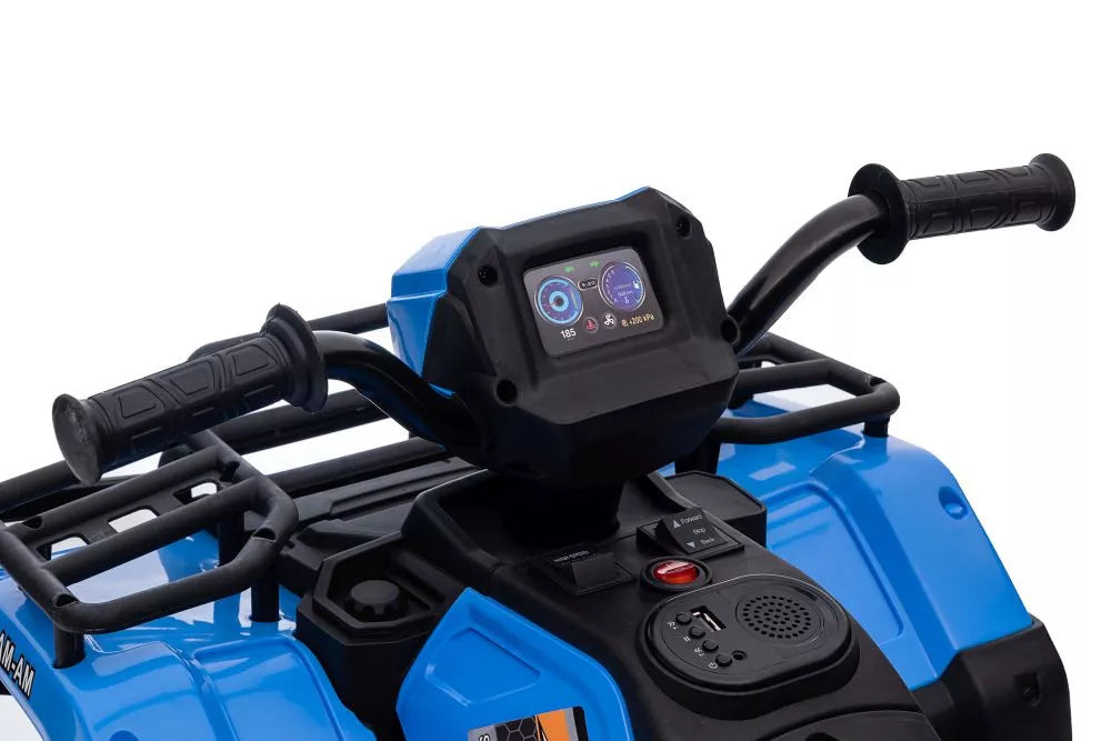Vaikiškas keturratis Can-Am, 12V, 2x45W, mėlynas